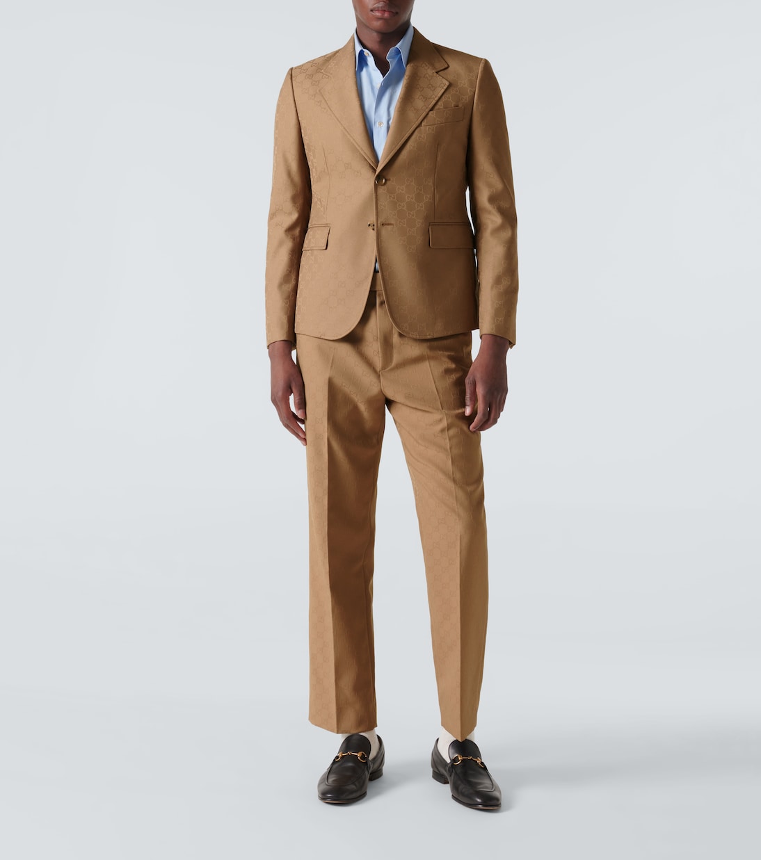 Loafers Gucci Jordaan Horsebit aus Leder | Gucci