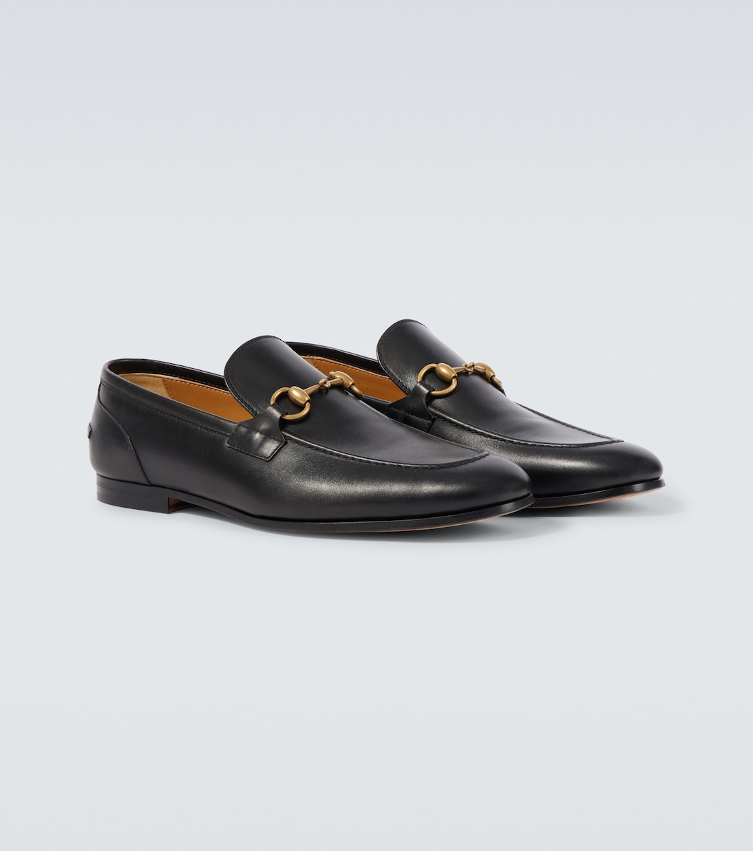 Loafers Gucci Jordaan Horsebit aus Leder | Gucci