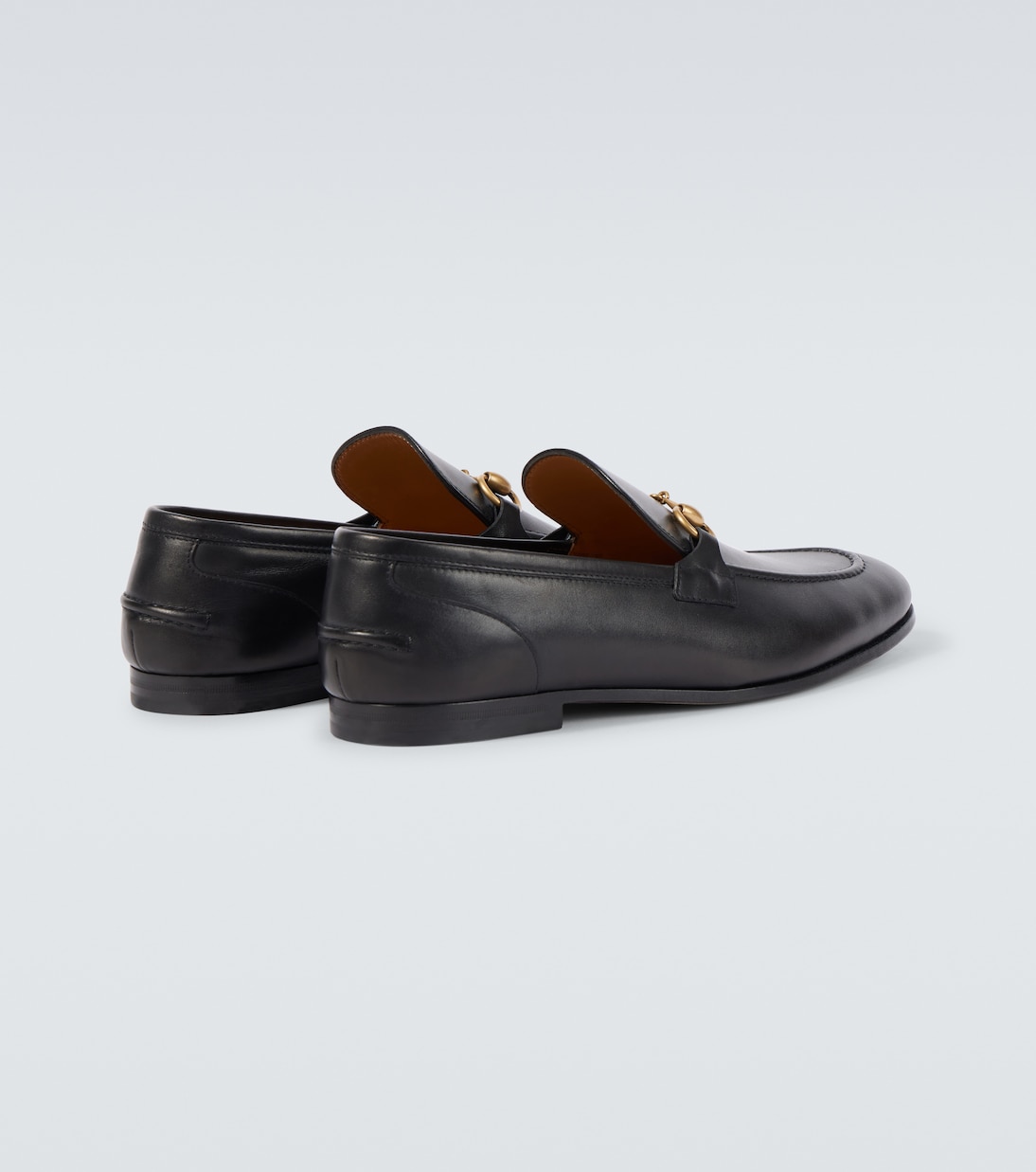 Loafers Gucci Jordaan Horsebit aus Leder | Gucci