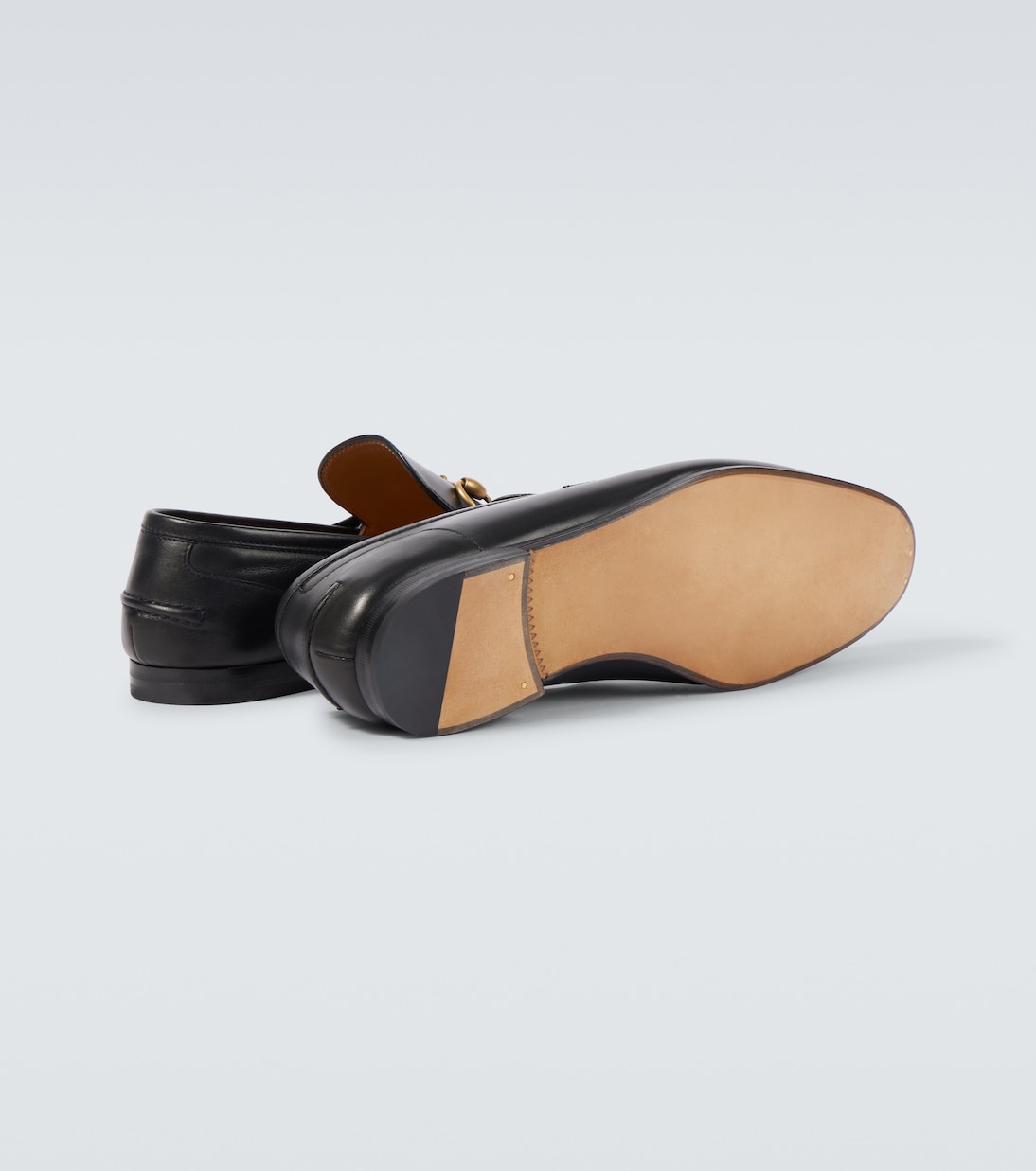 Loafers Gucci Jordaan Horsebit aus Leder | Gucci