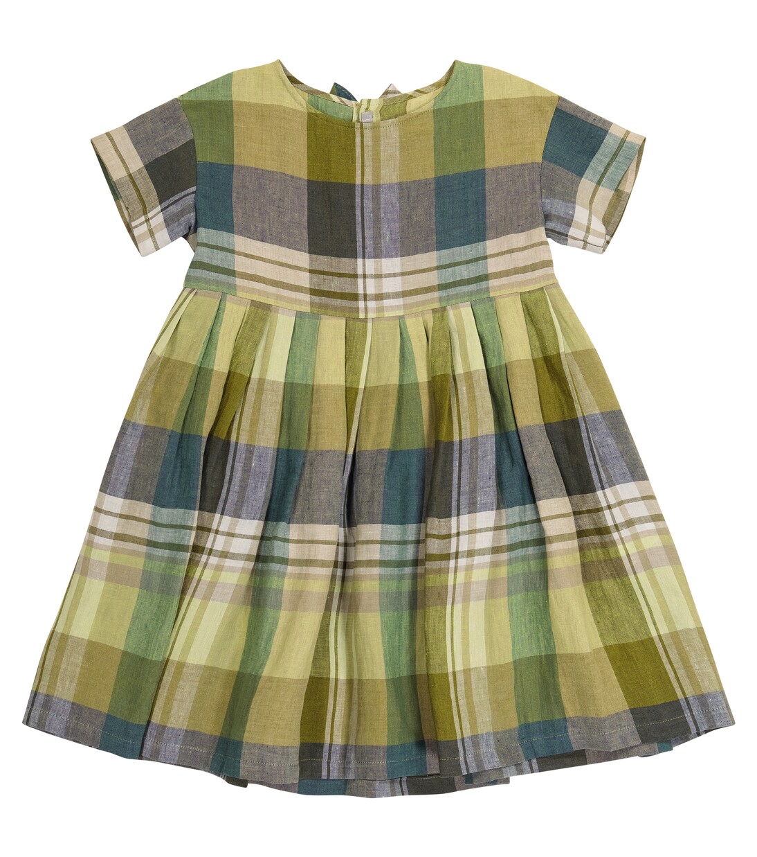 Robe en lin à carreaux | Il Gufo