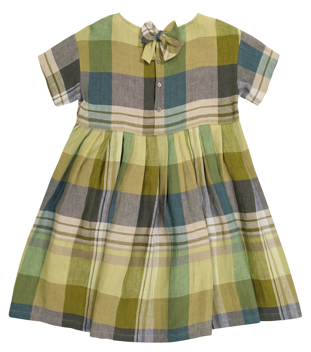 Robe en lin à carreaux | Il Gufo