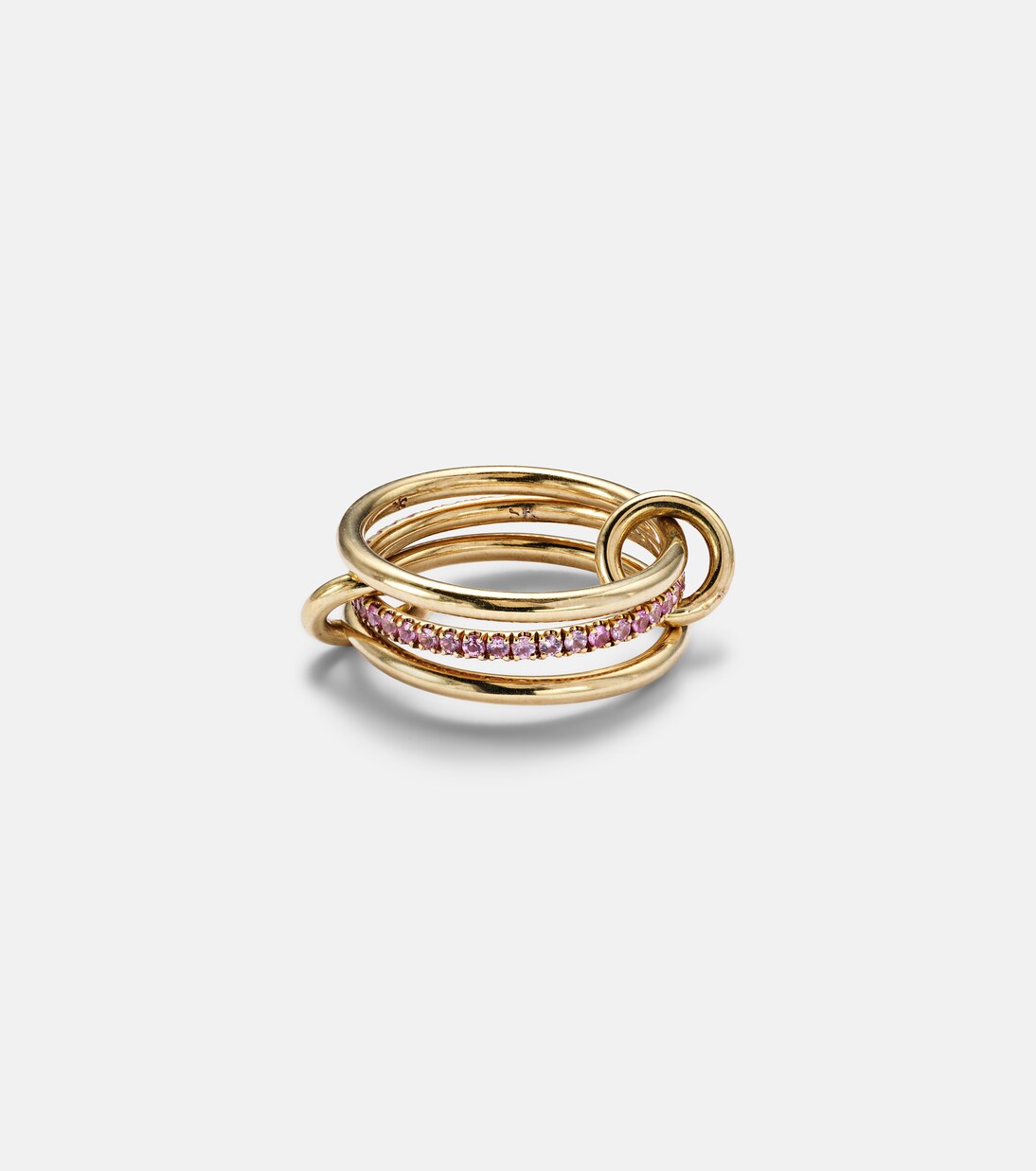 18kt yellow gold ring with sapphire | Spinelli Kilcollin