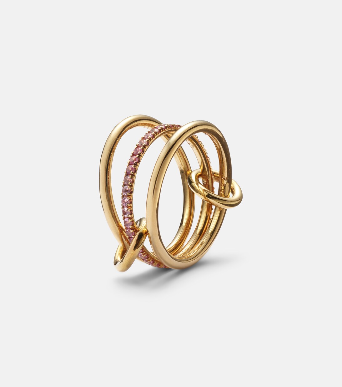 18kt yellow gold ring with sapphire | Spinelli Kilcollin