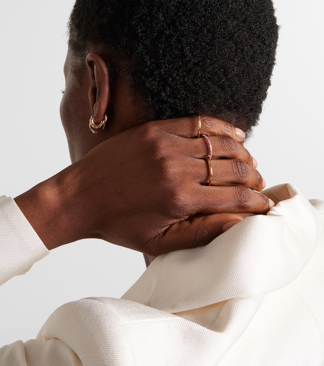 18kt yellow gold ring with sapphire | Spinelli Kilcollin