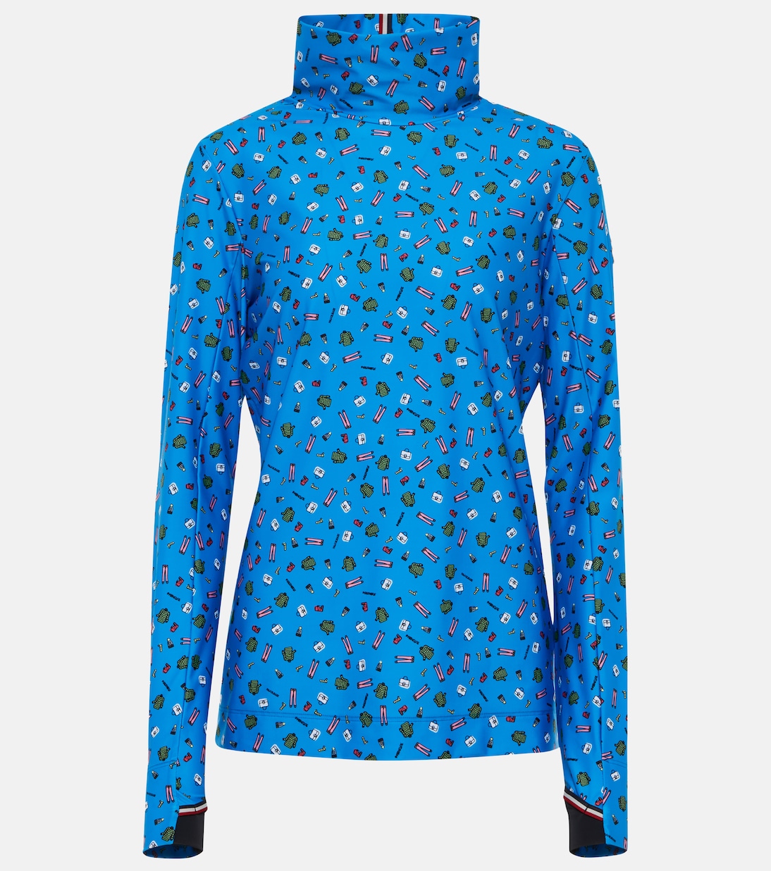 x Naj-Oleari 3 Moncler Grenoble printed turtleneck ski top | Moncler Genius