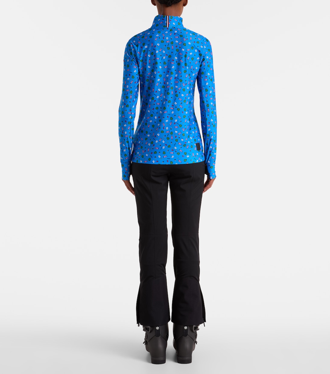 x Naj-Oleari 3 Moncler Grenoble printed turtleneck ski top | Moncler Genius