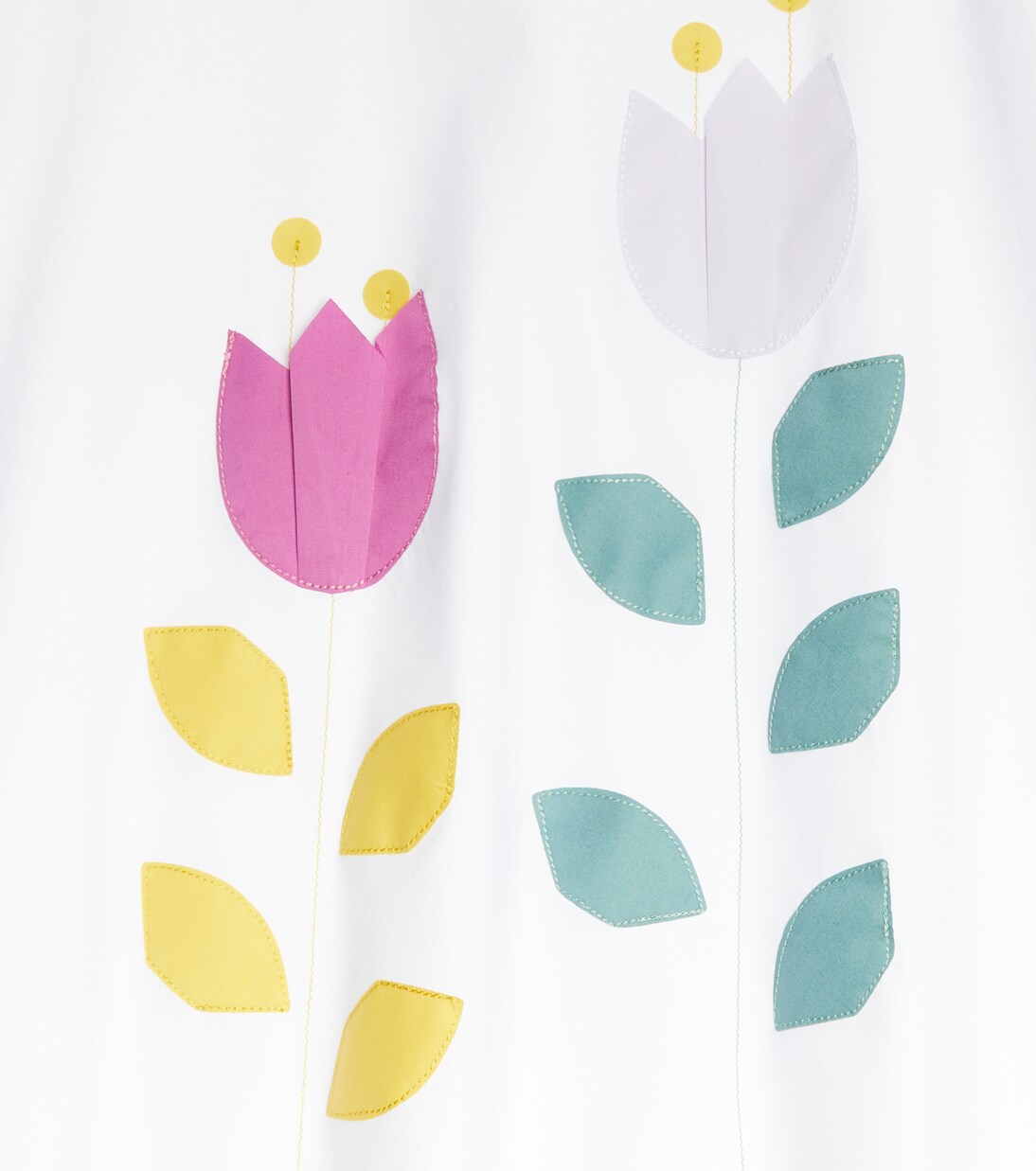 Robe imprimée en coton | Il Gufo