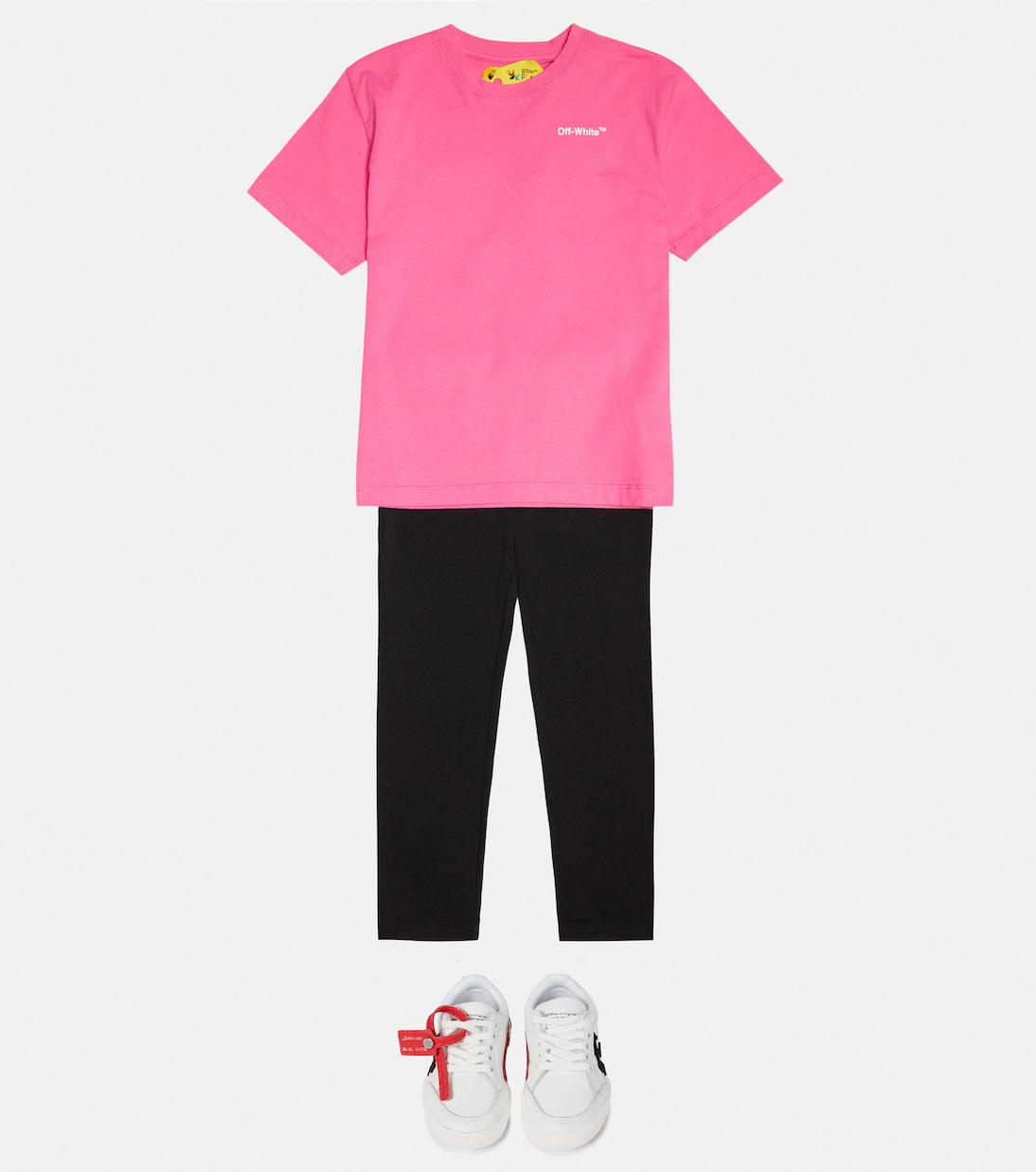 Logo tape leggings | Off-White Kids