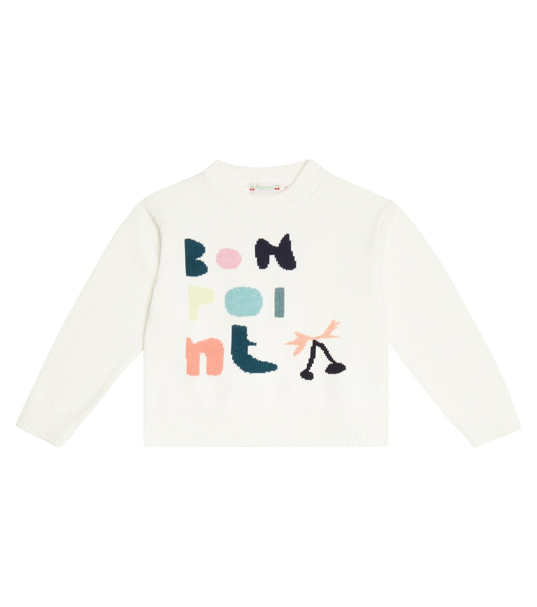 Anumati intarsia-knit cotton sweater | Bonpoint