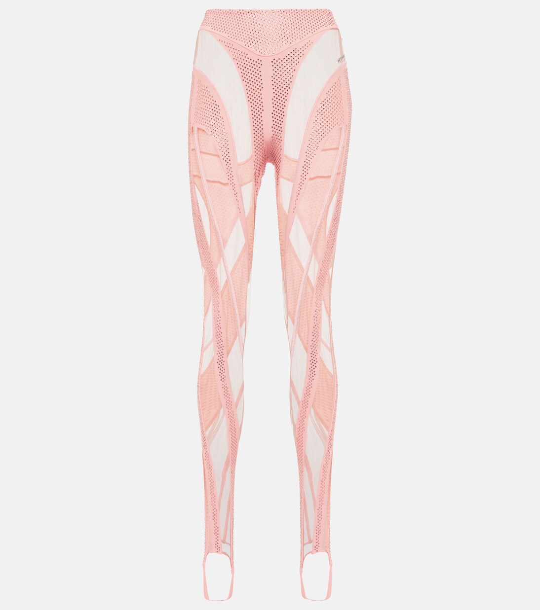 Leggings aus Jersey und Mesh | Mugler