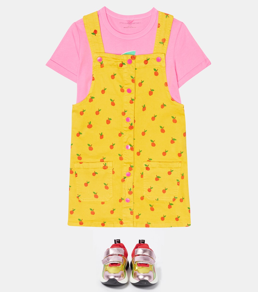 Salopette imprimée en coton | Stella McCartney Kids