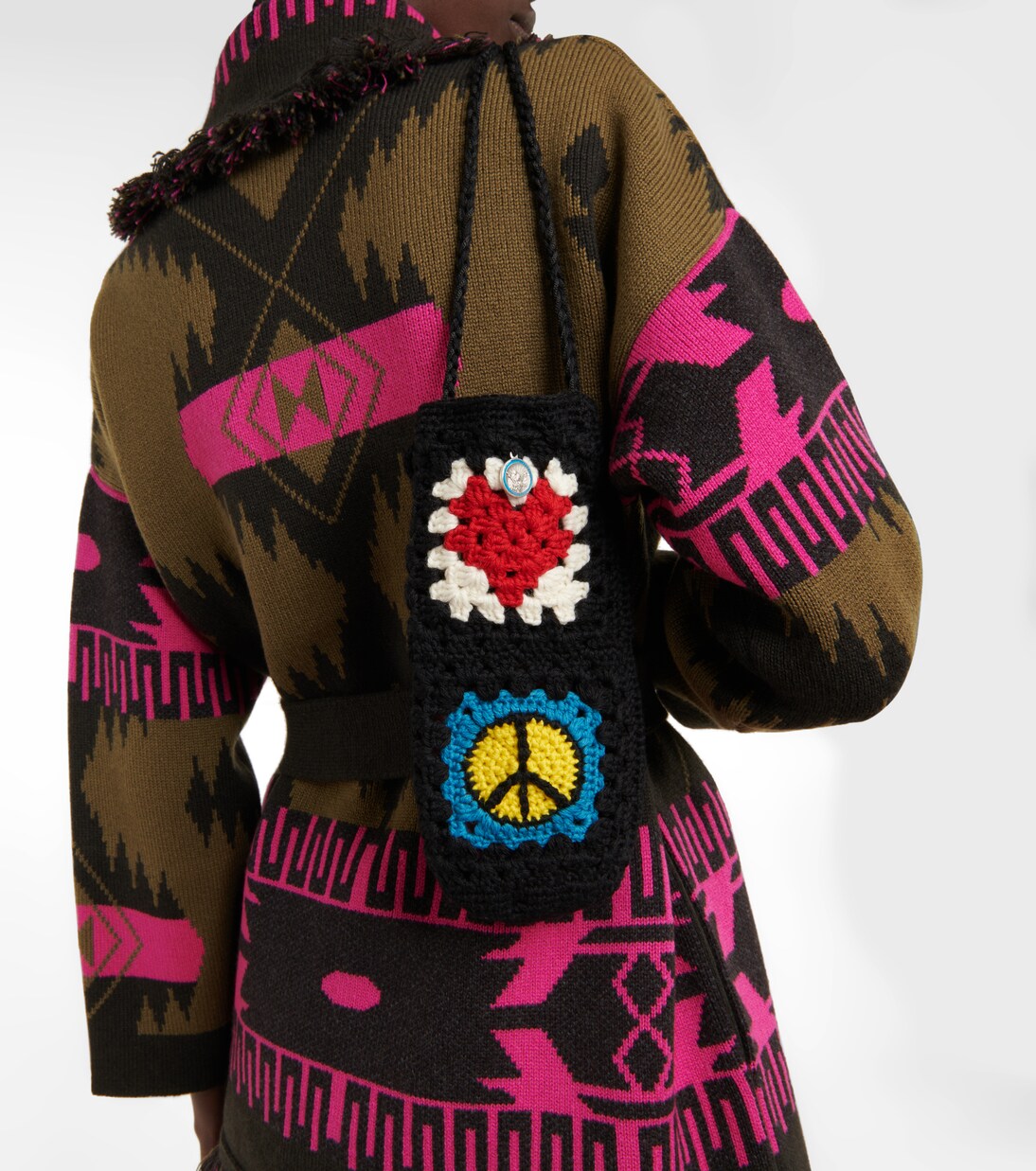 Positive Vibes wool bottle holder | Alanui