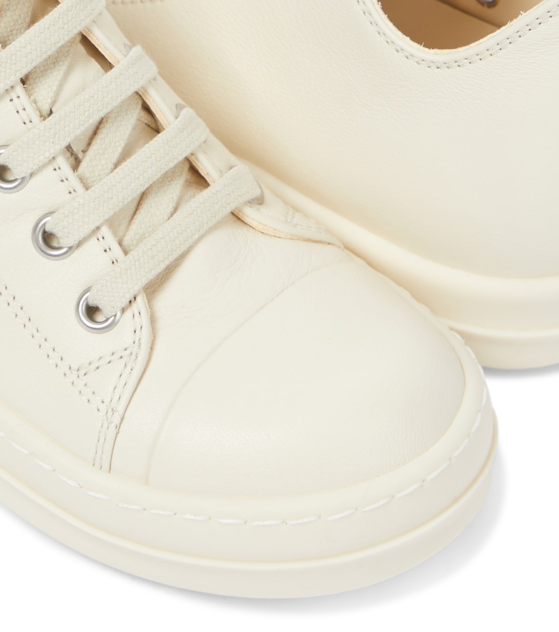Strobe leather sneakers | Rick Owens Kids