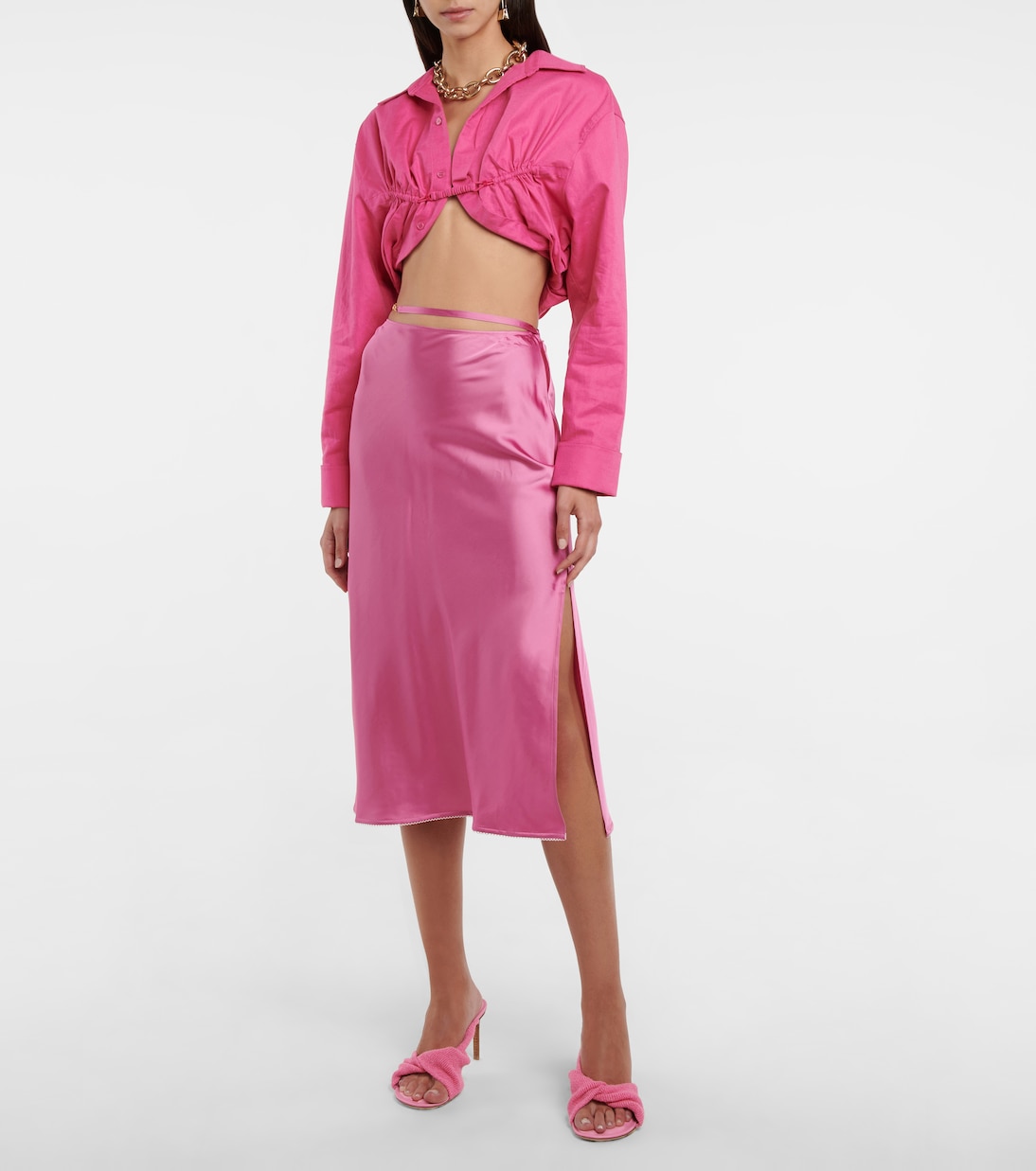 Cropped-Top La Chemise Machou | Jacquemus