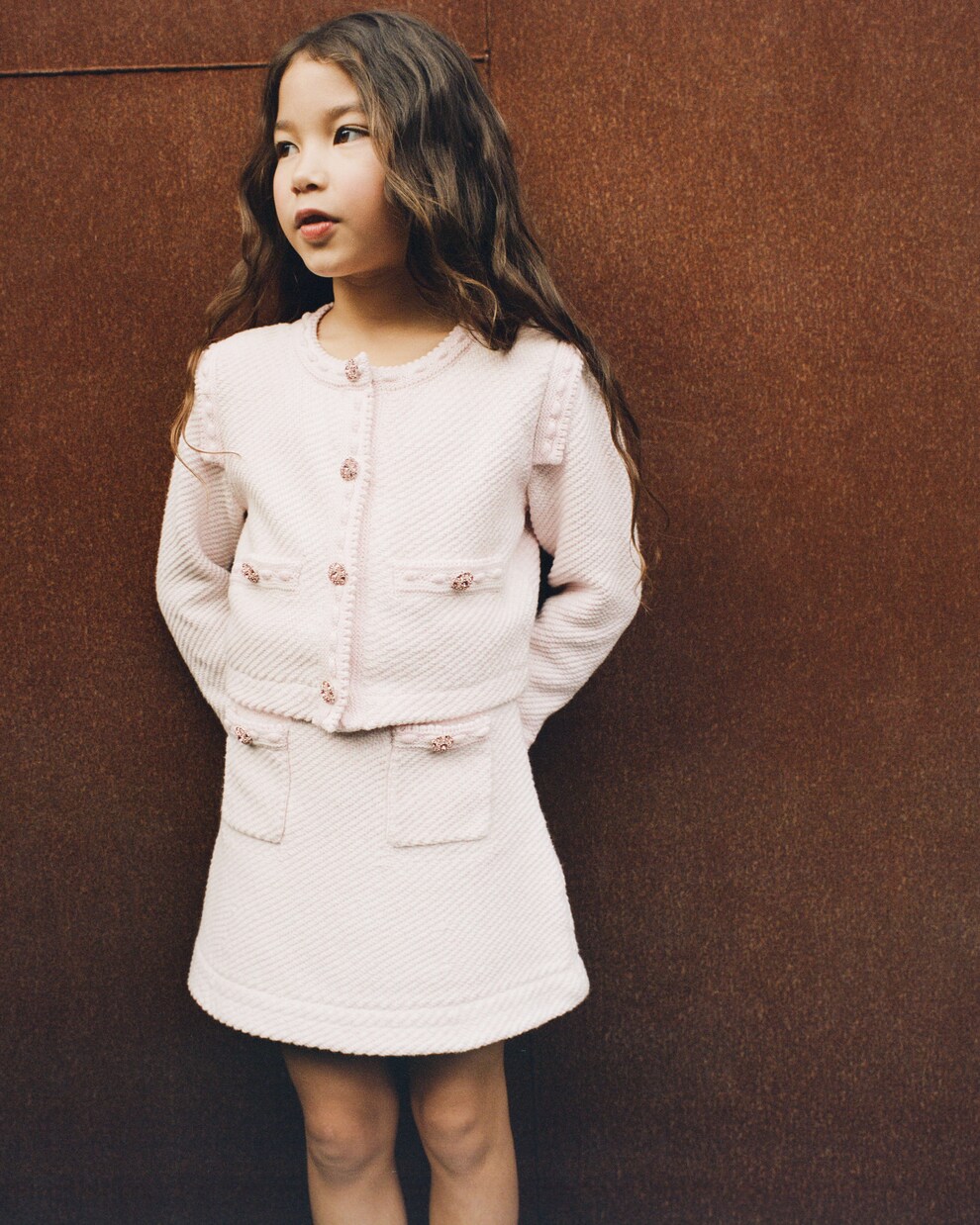 Cotton knit skirt | Self-Portrait Kids