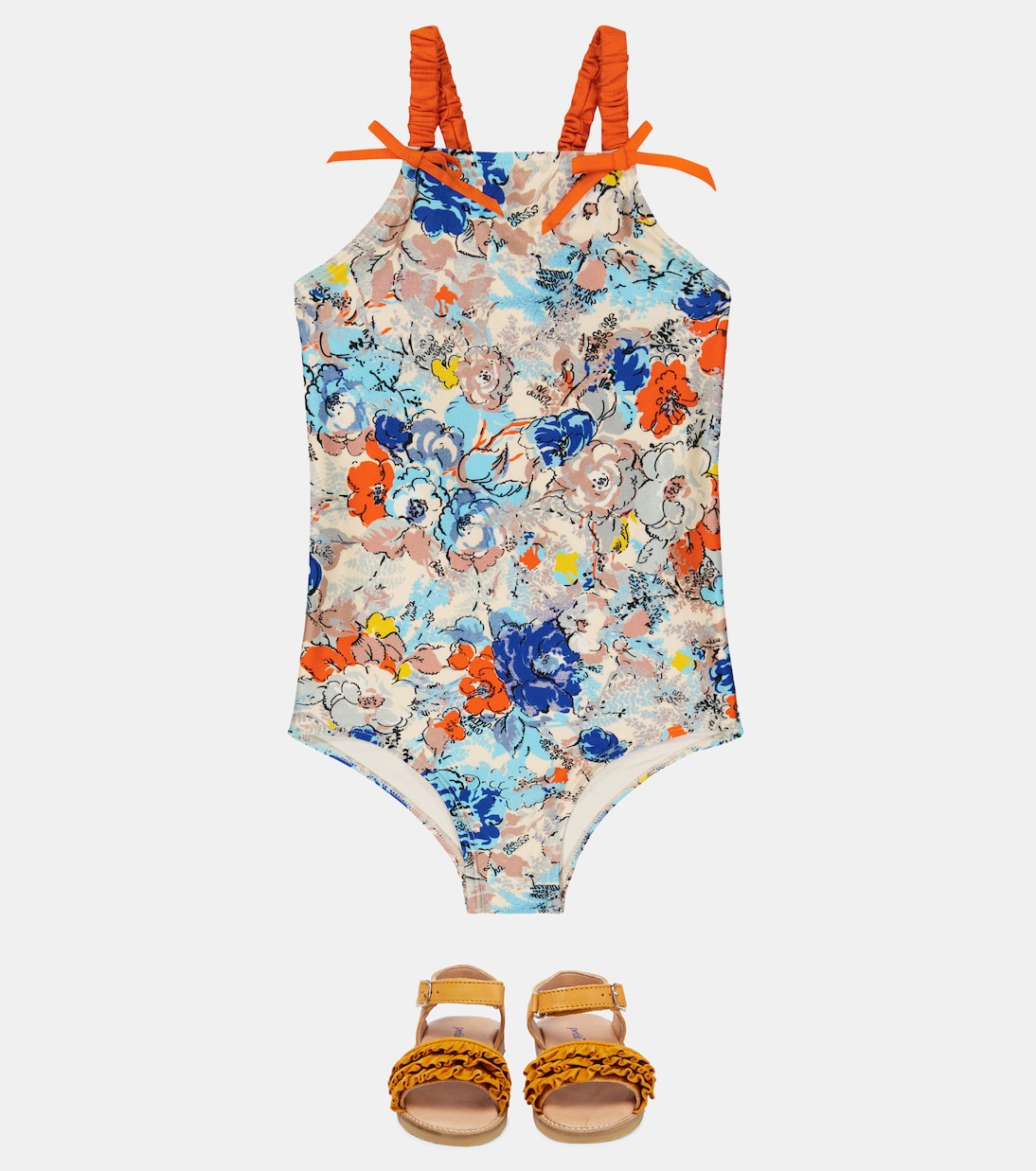 Clover floral swimsuit | Zimmermann Kids