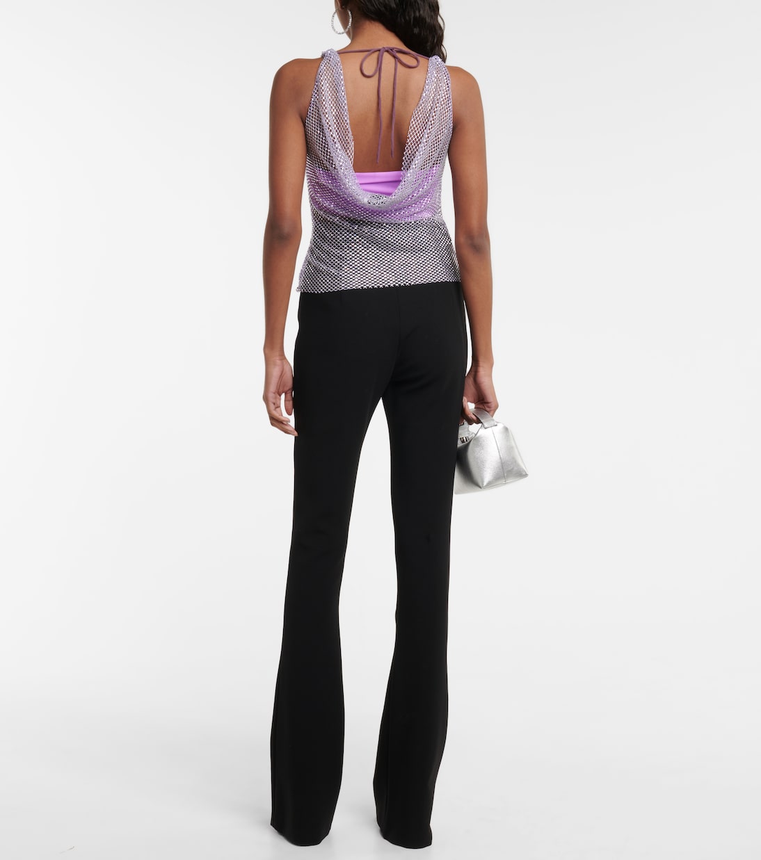 Verziertes Top aus Mesh | Giuseppe di Morabito