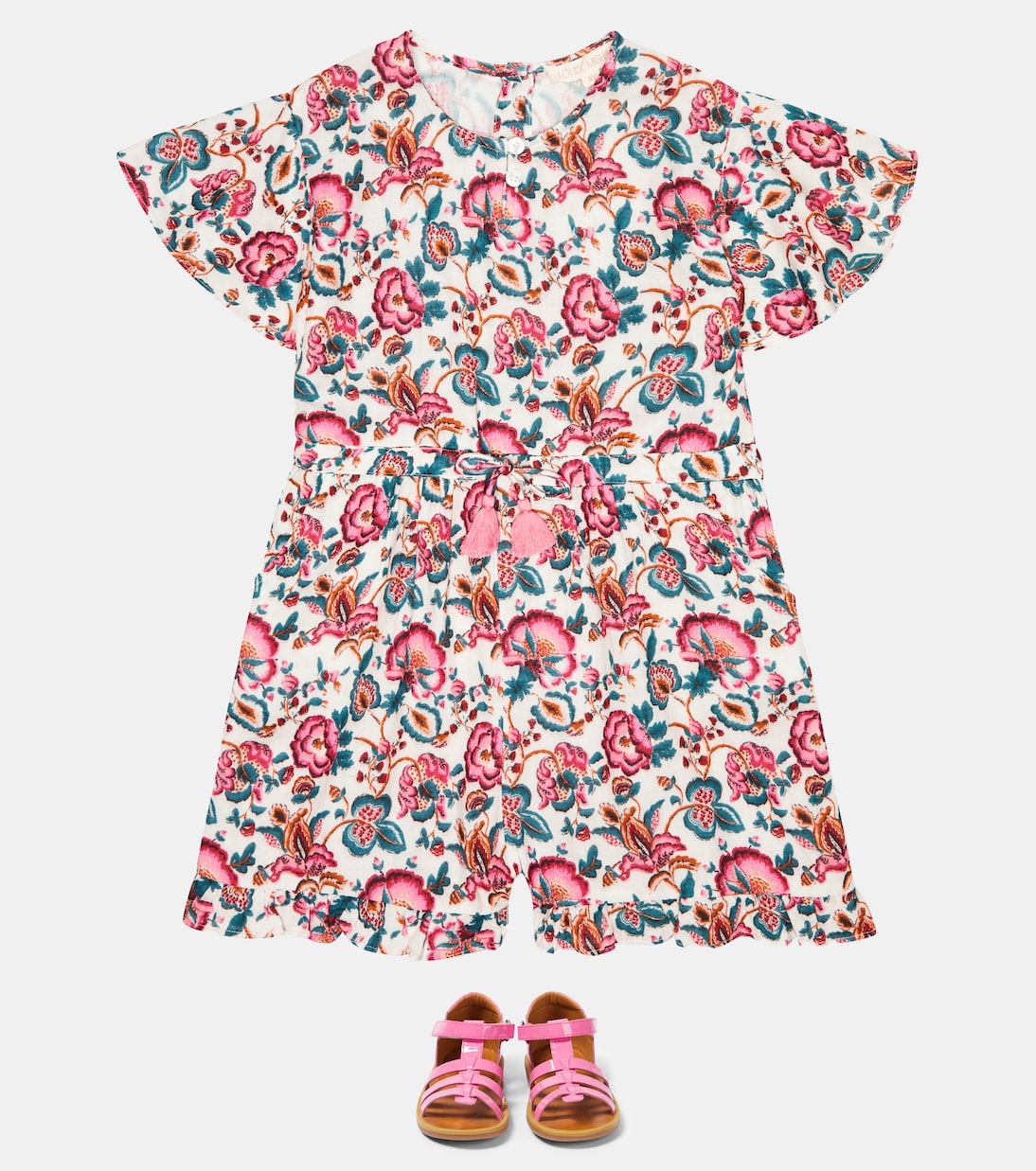 Mayalia floral cotton playsuit | Louise Misha