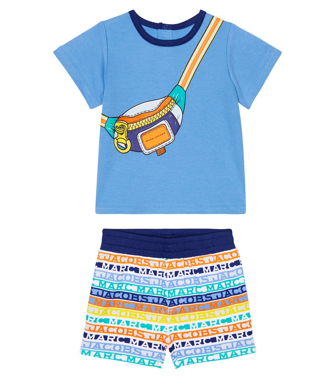 Baby cotton T-shirt and shorts set | Marc Jacobs Kids
