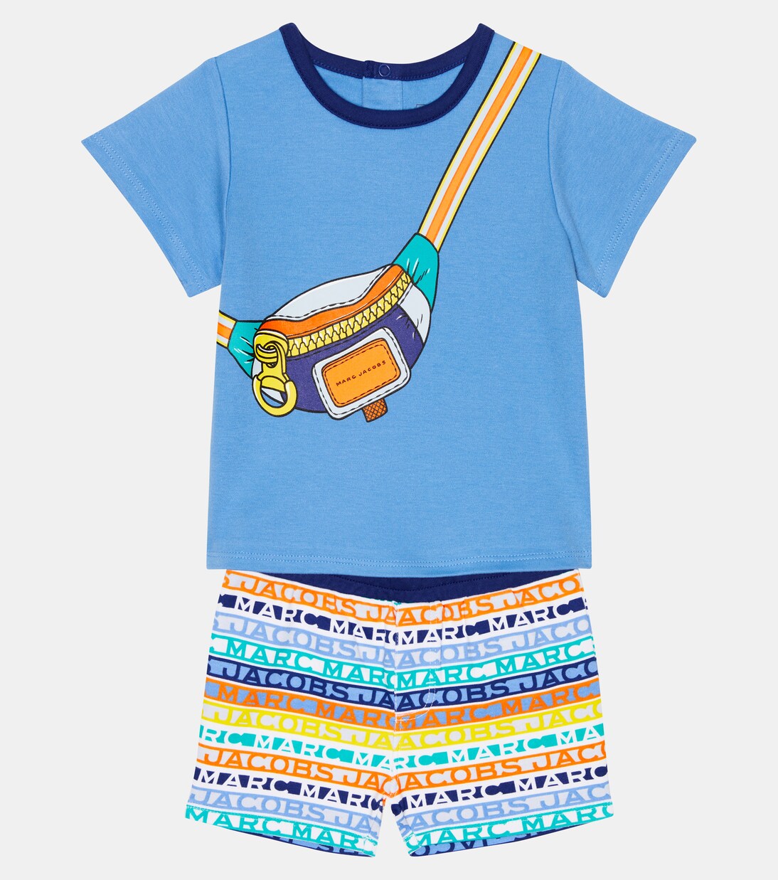 Baby cotton T-shirt and shorts set | Marc Jacobs Kids