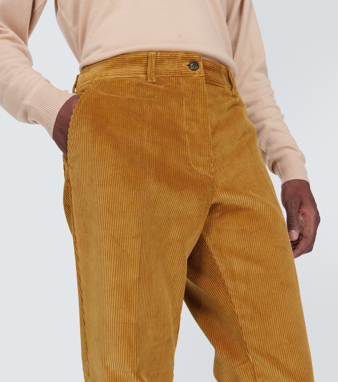 Pantalones flared de pana | Miu Miu
