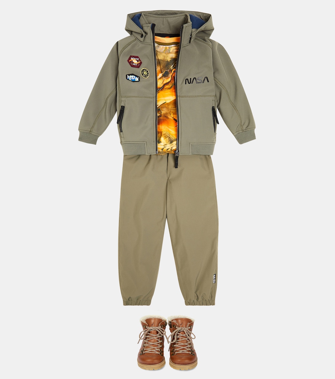 Monti printed cotton sweatshirt | Molo