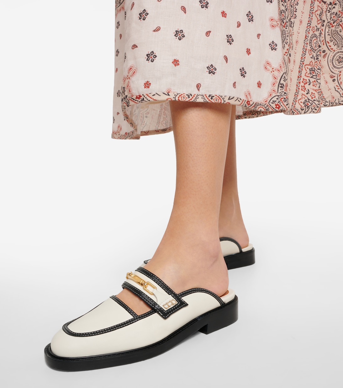 Bacall leather loafers | Zimmermann