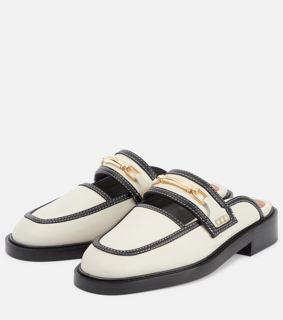 Bacall leather loafers | Zimmermann
