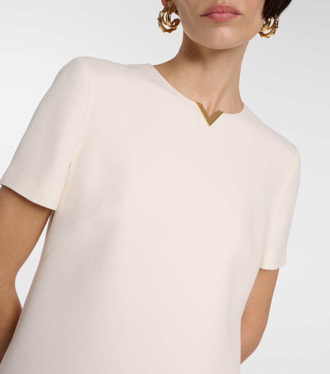 Minikleid VGold aus Crepe Couture | Valentino