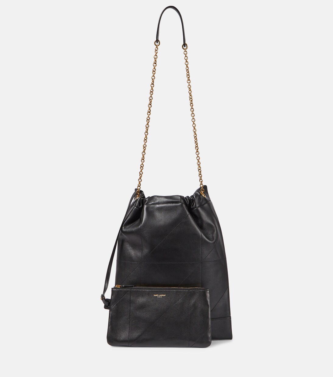 Jamie Pochon leather shoulder bag | Saint Laurent