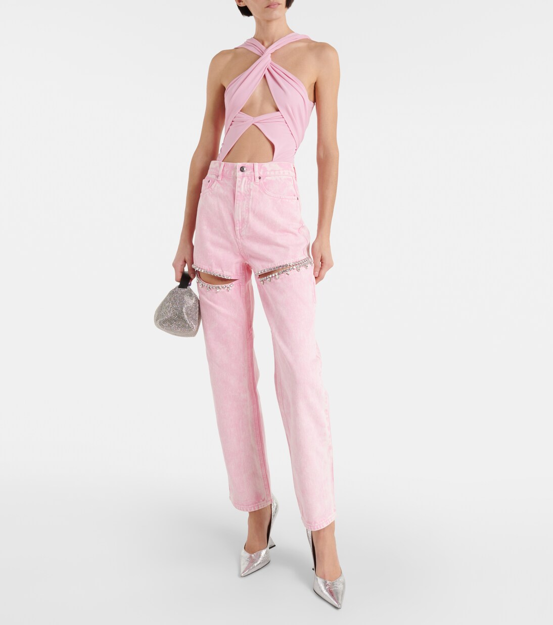 Verzierte Straight Jeans | Area