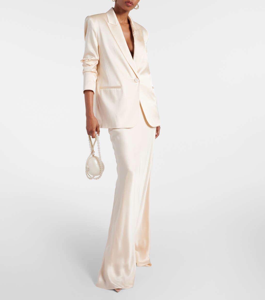 Blazer oversize en soie | The Sei