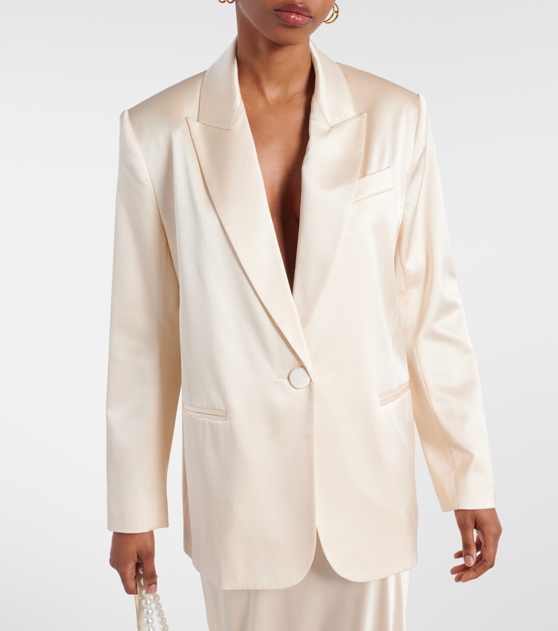 Blazer oversize en soie | The Sei