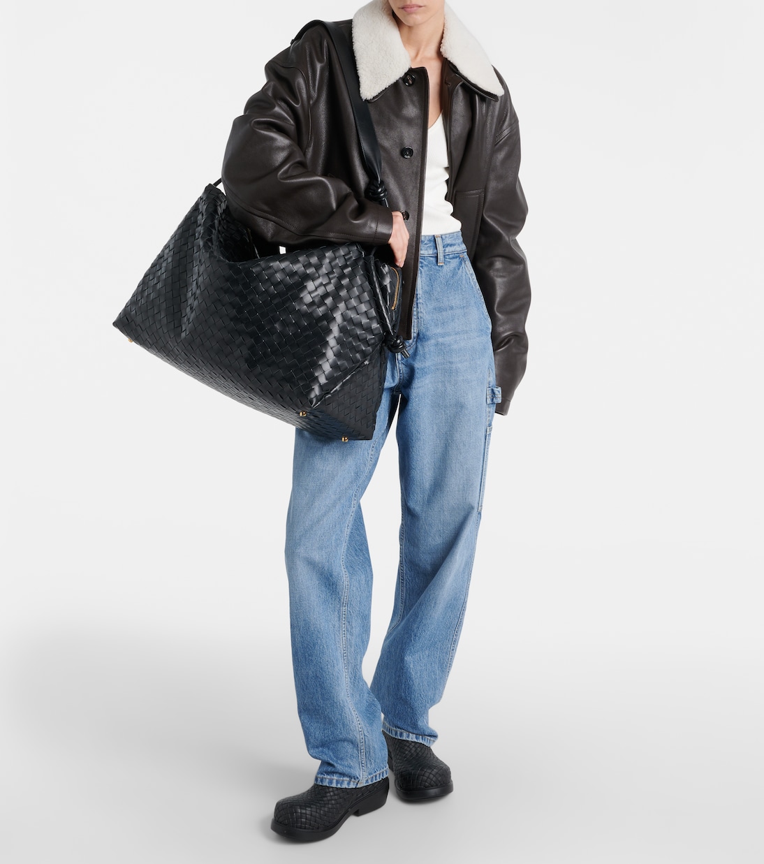 Borsa da viaggio Loop Large in pelle | Bottega Veneta