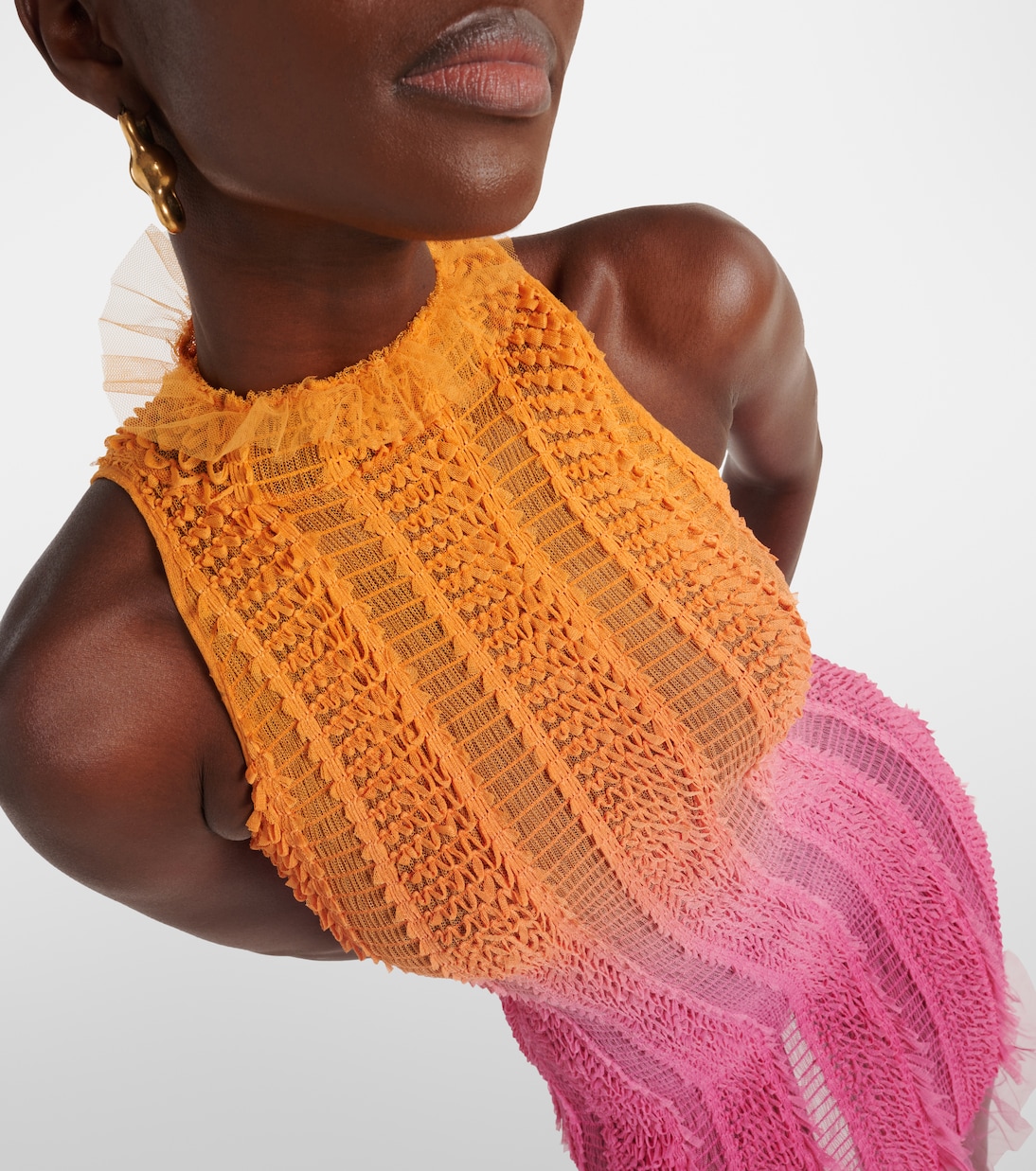 Bedrucktes Minikleid Angel mit Tüll | Roberta Einer