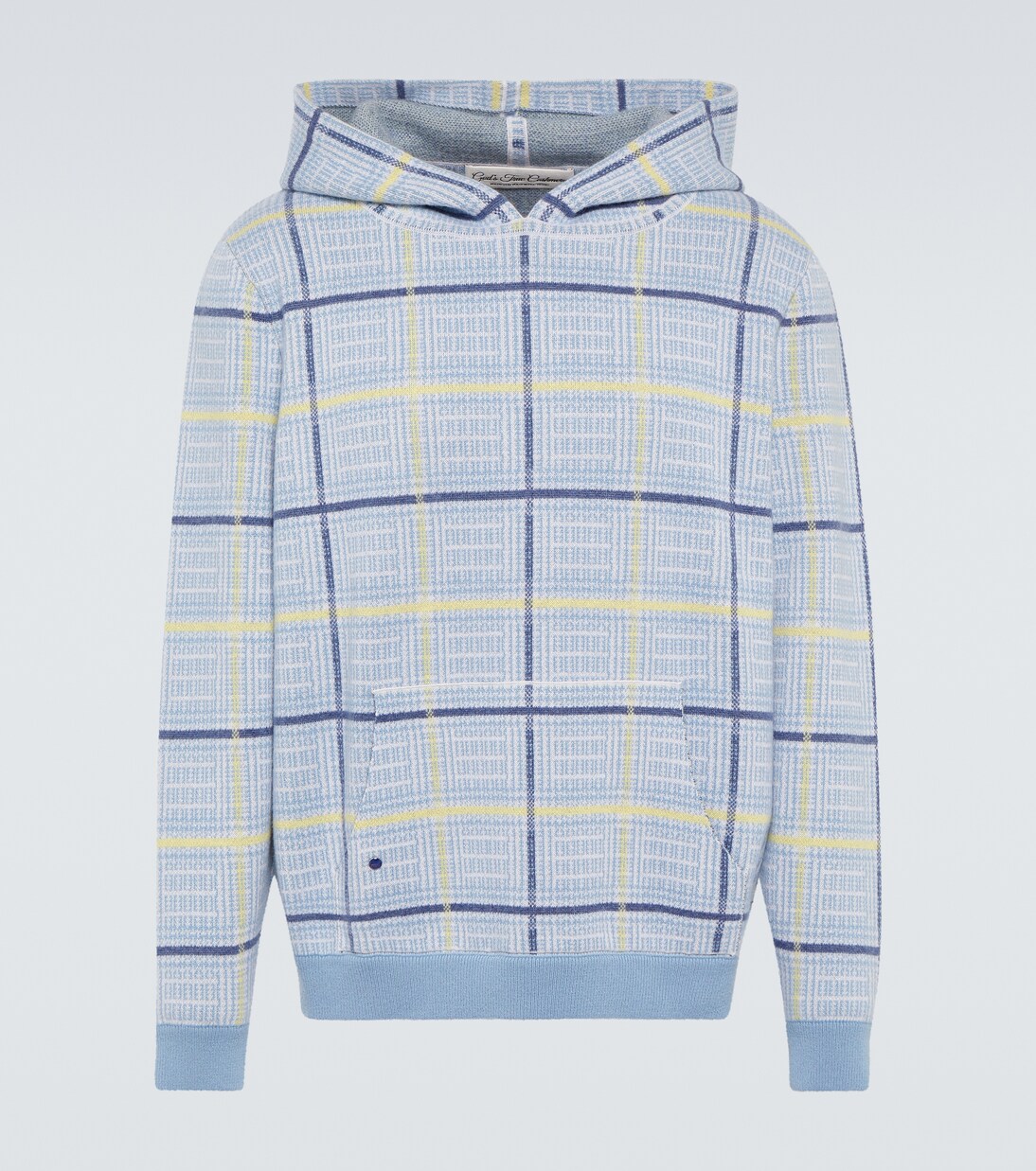 Hoodie Rain aus Kaschmir mit Lapislazuli | God's True Cashmere