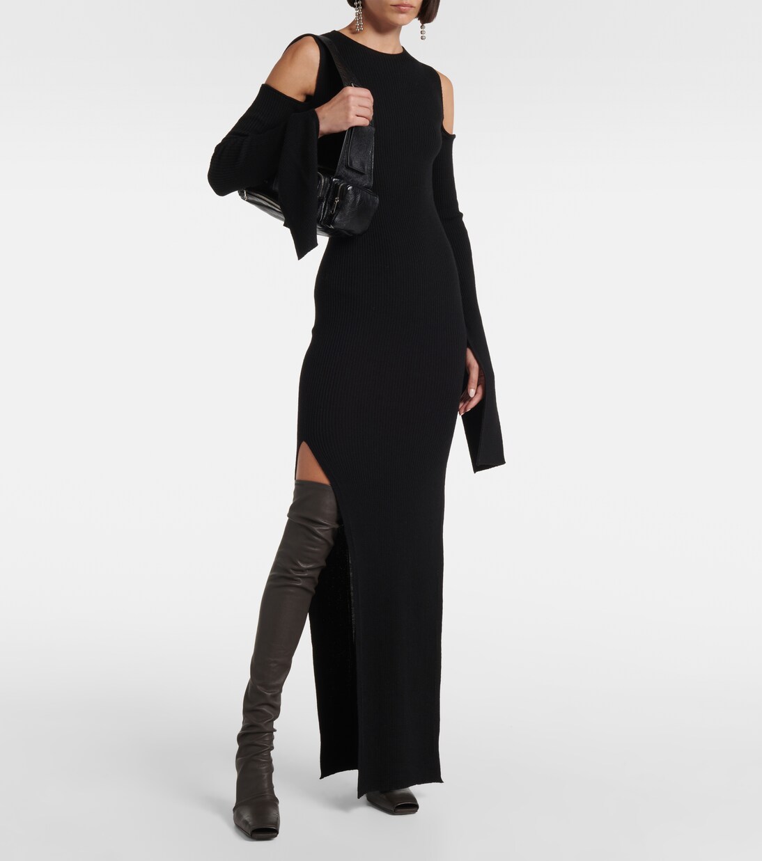 Overknee-Stiefel Cantilever aus Leder | Rick Owens