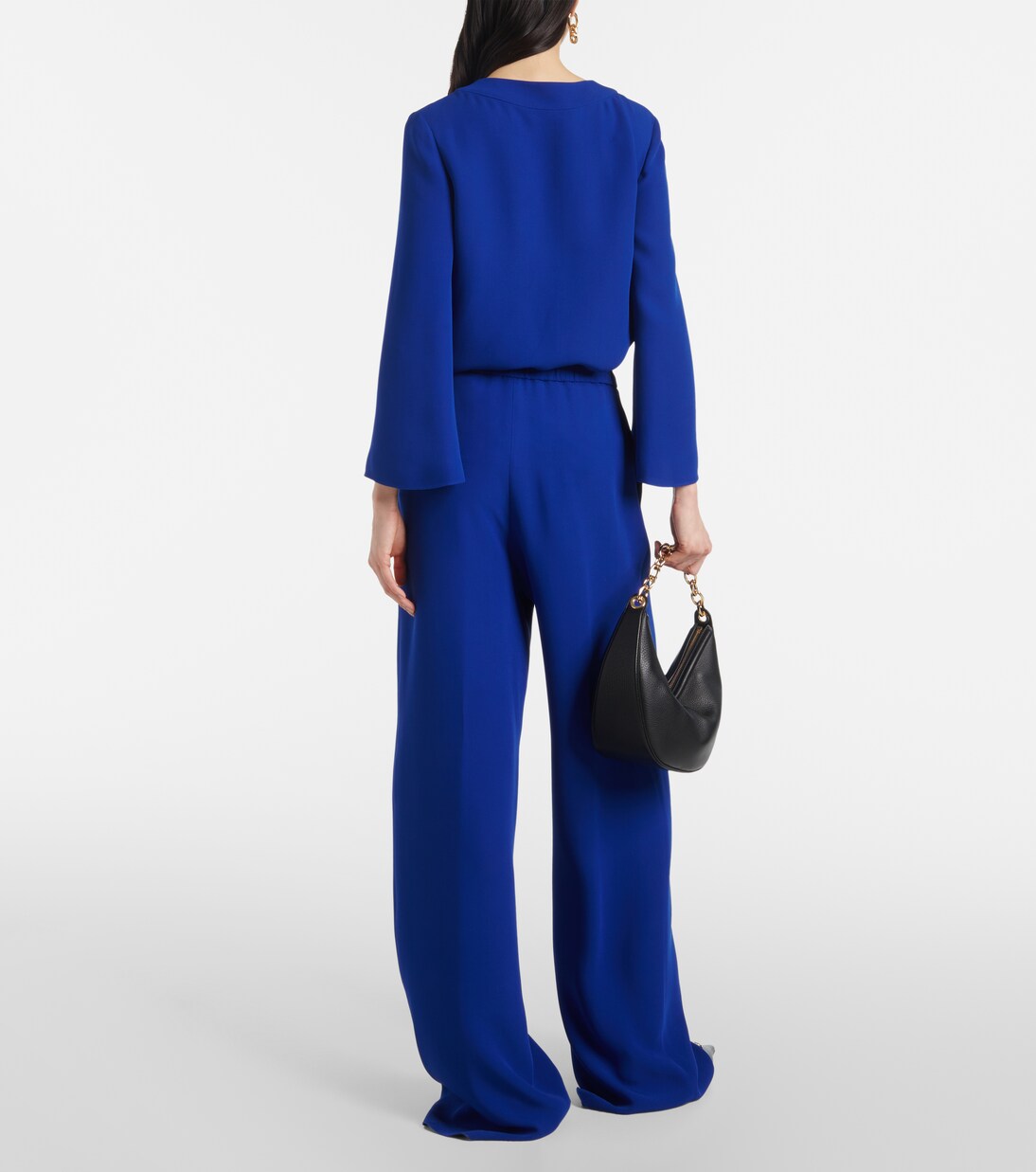 Weite High-Rise-Hose aus Cady Couture | Valentino