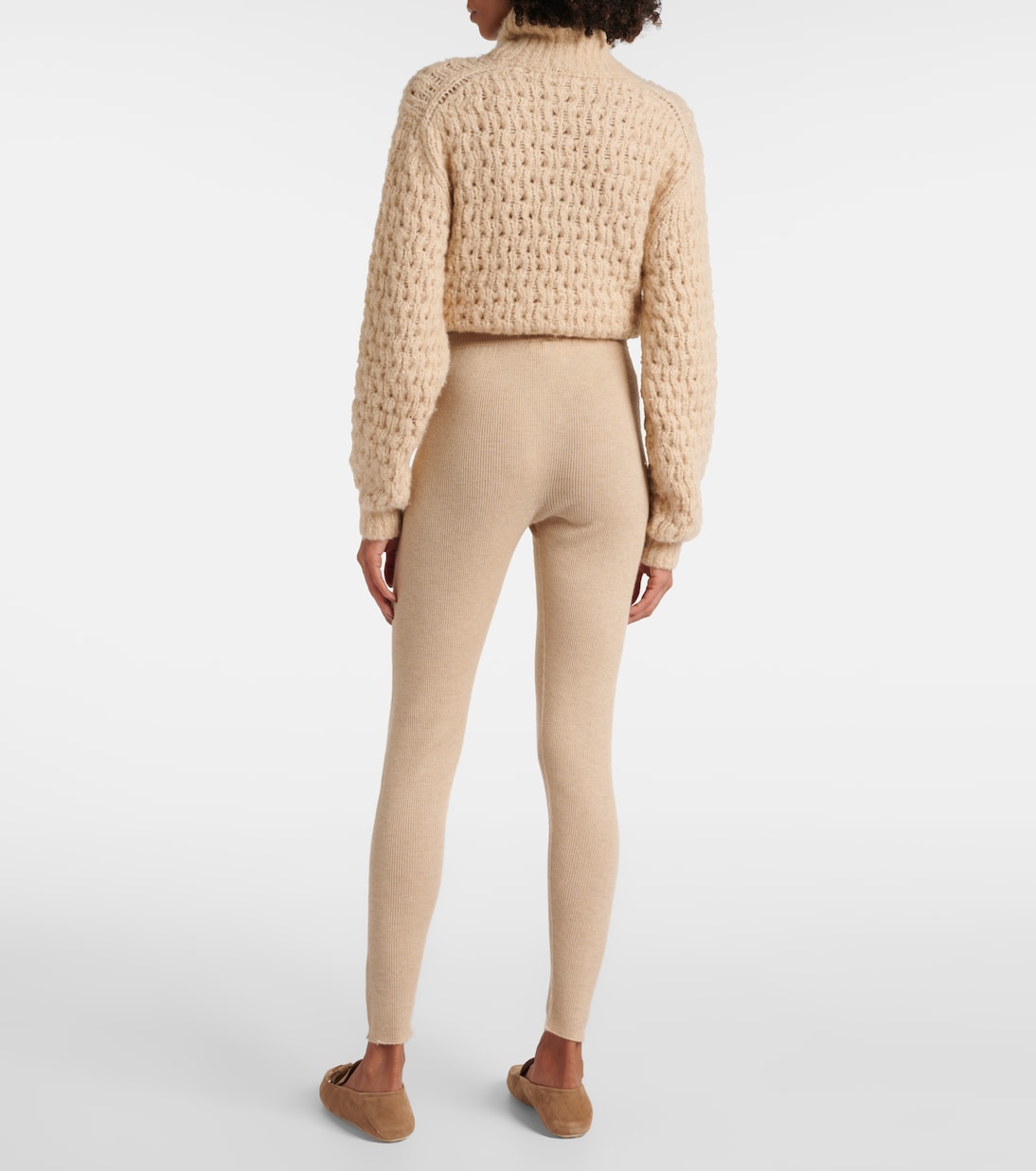 Leggings Cocooning in cashmere a coste | Loro Piana