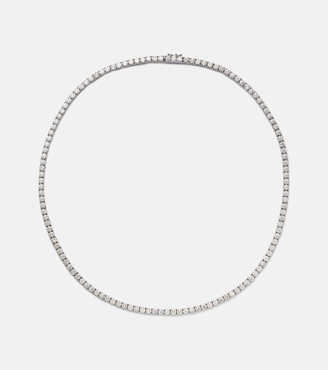 Choker Hepburn in oro bianco 18kt con diamanti | Anita Ko