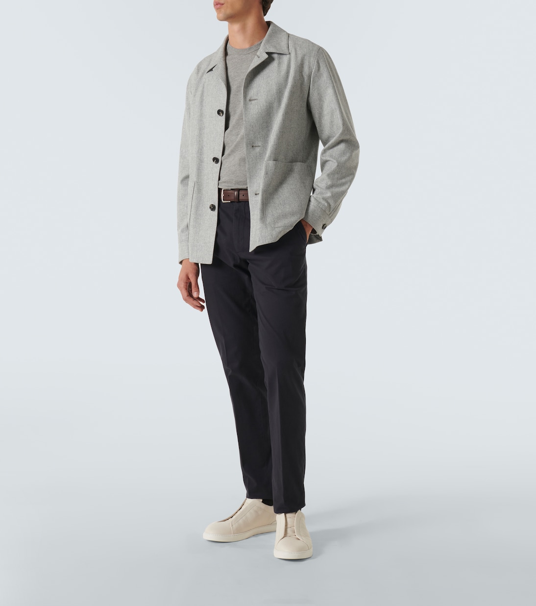 Cotton-blend chinos | Zegna