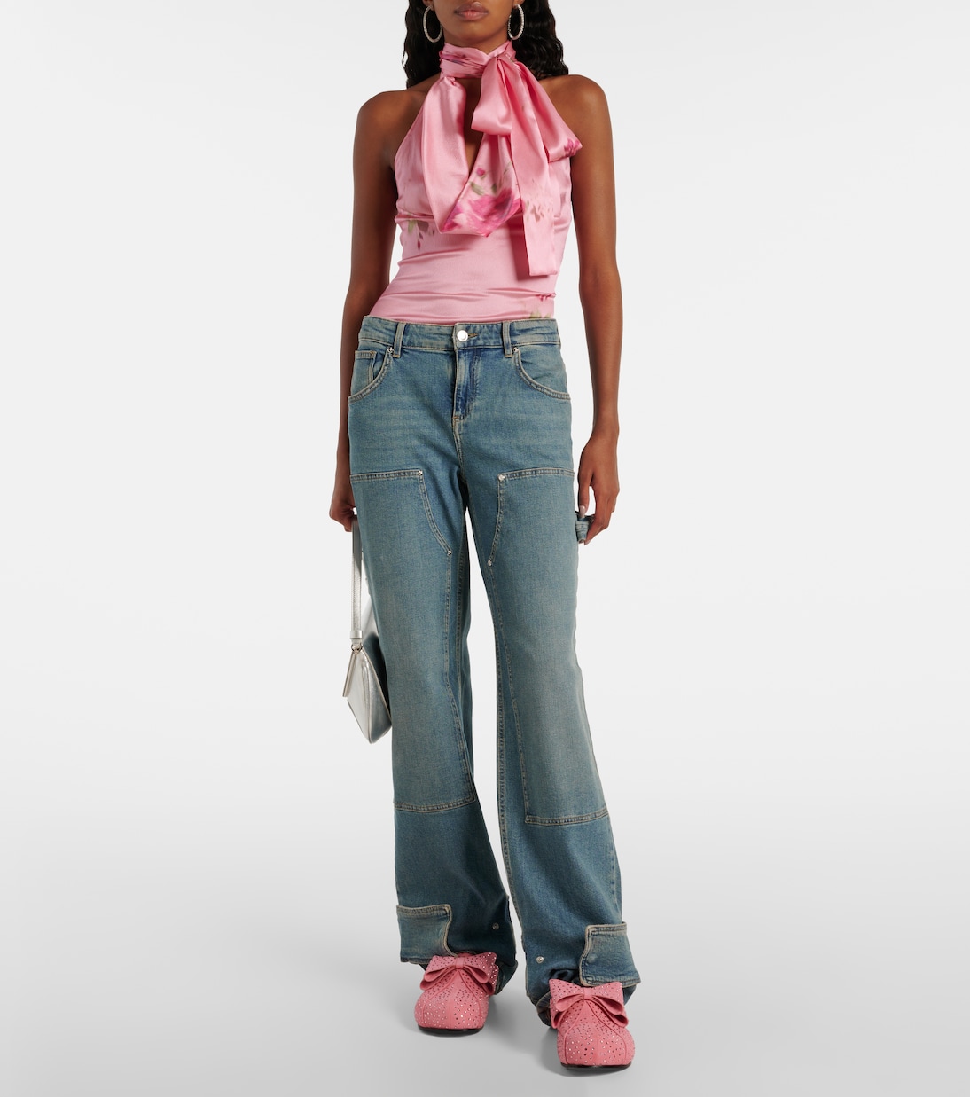 Le Cadeau embellished suede clogs | Mach & Mach