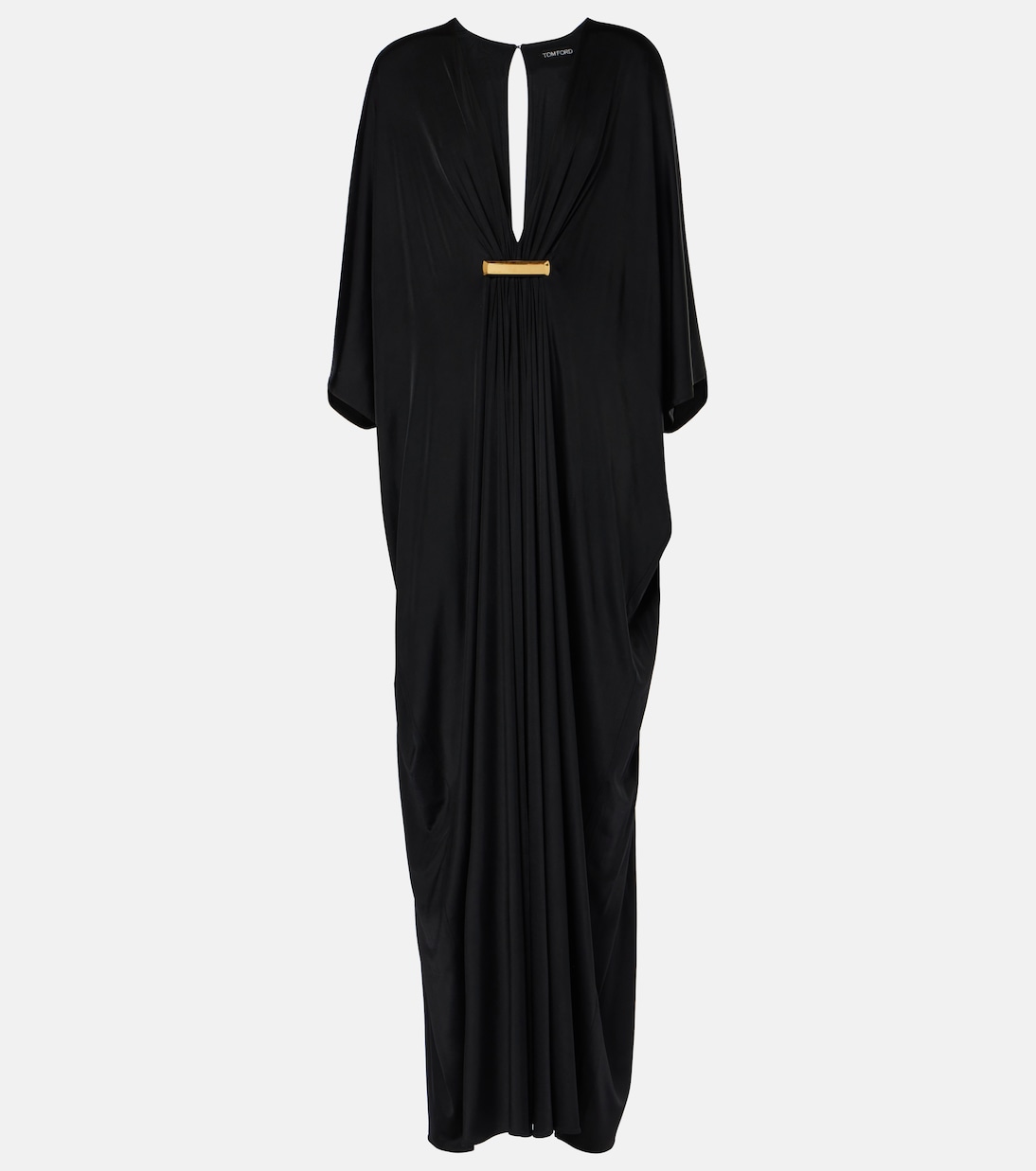 Gathered satin jersey kaftan | Tom Ford