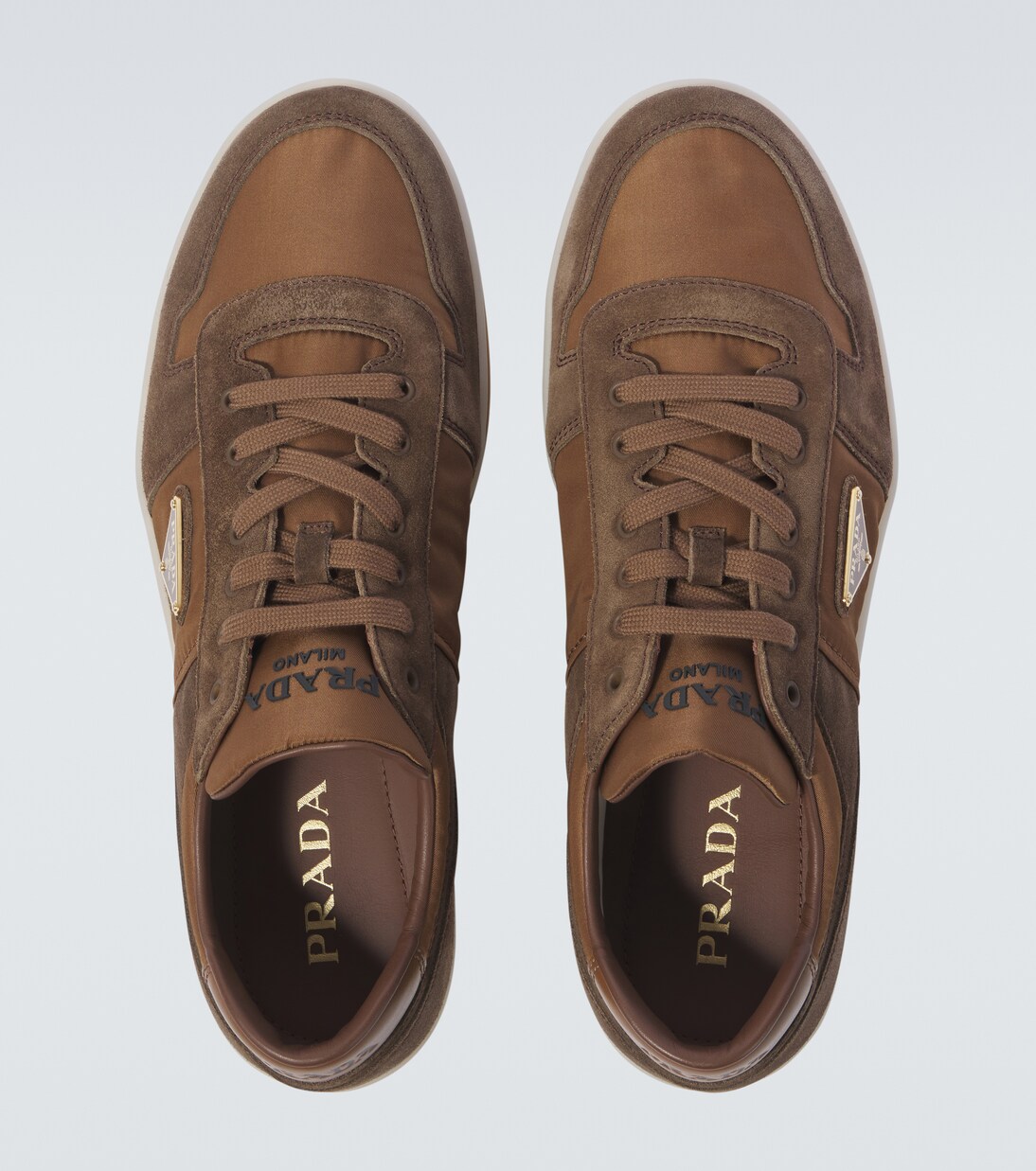 Sneakers Downtown mit Veloursleder | Prada