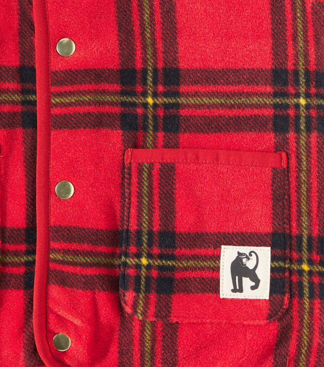 Chaleco de forro polar a cuadros | Mini Rodini