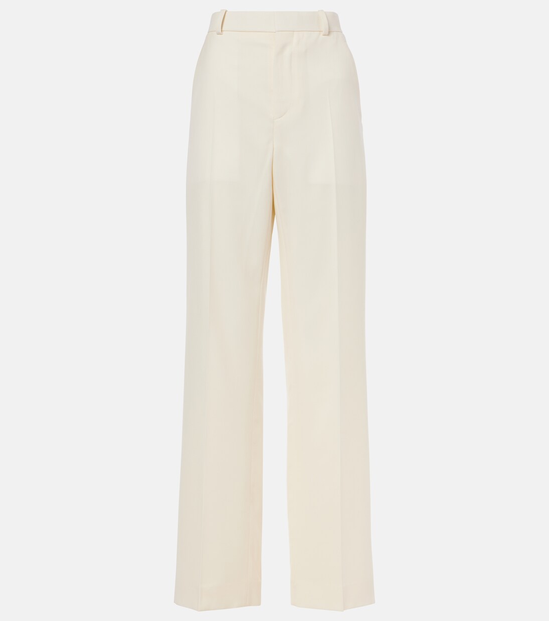 Low-Rise-Hose aus Wolle | Wardrobe.NYC