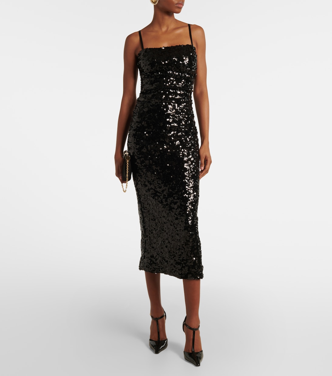 Robe midi à sequin | Dolce&Gabbana