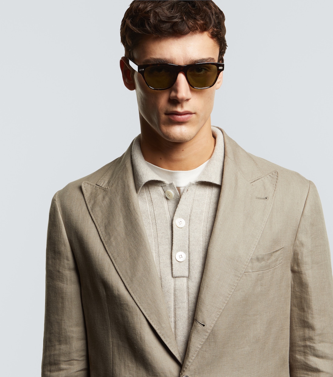 Iconic Meridian square sunglasses | Brunello Cucinelli