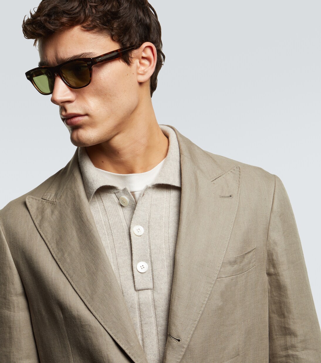 Iconic Meridian square sunglasses | Brunello Cucinelli